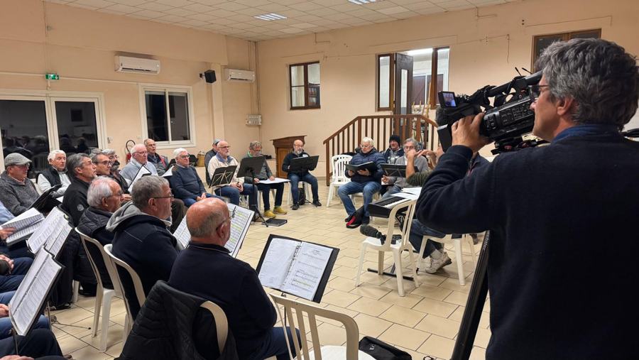 Jeudi 20 novembre : Reportage de FR3 lors d'une répétition., photo 1